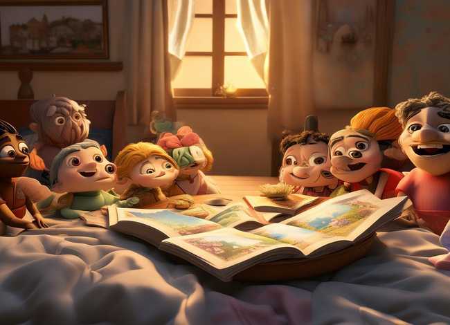 六个人的讲儿童故事的视频，适合哄小孩子的睡前经典童话故事【四篇】