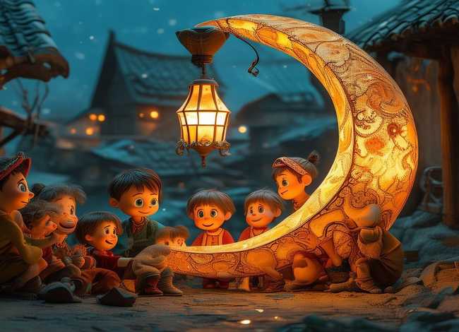 家乡的故事幼儿园教案 - 幼儿园大班语言《月亮船》课件 家乡的故事幼儿园教案 - 幼儿园大班语言《月亮船》课件