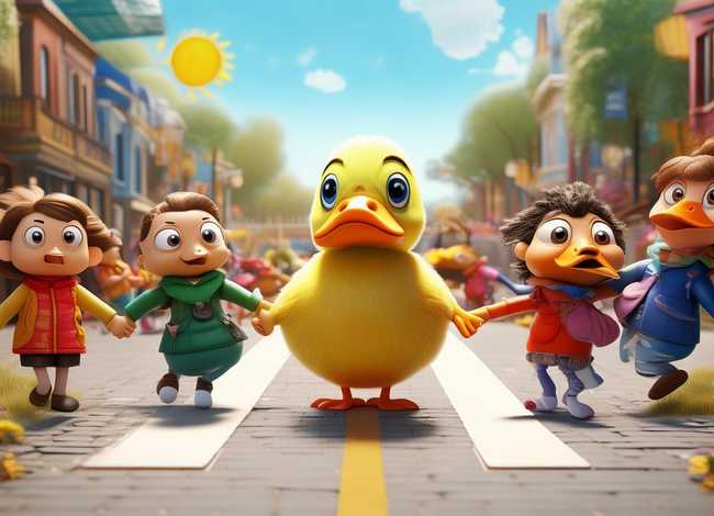 小朋友过马路的故事 关于鸭子过马路的故事 小朋友过马路的故事 关于鸭子过马路的故事