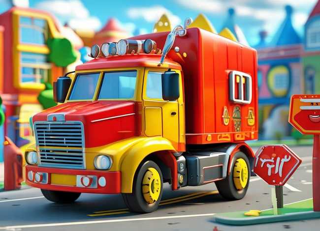 运输车的故事儿童视频、交通安全的小故事