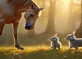 长尾巴兔子儿童故事 - 用小灰兔,小狗,长腿马编一下童话故事作文