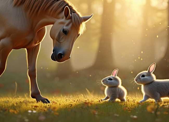 长尾巴兔子儿童故事 - 用小灰兔,小狗,长腿马编一下童话故事作文