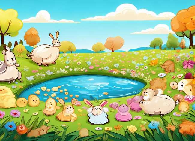 春天的故事儿童画 - 春天有哪些动物图片简笔画