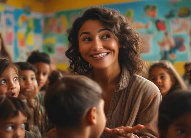 表情讲故事，老师怎么样的讲故事