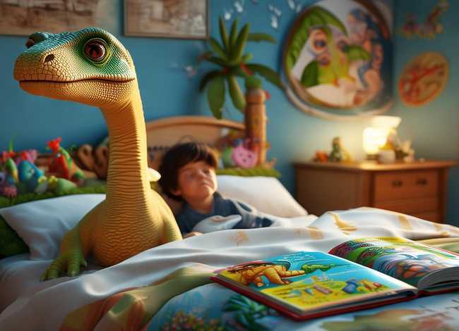 霸王龙儿童睡前故事3-6岁有声阅读（恐龙的儿童睡前故事）