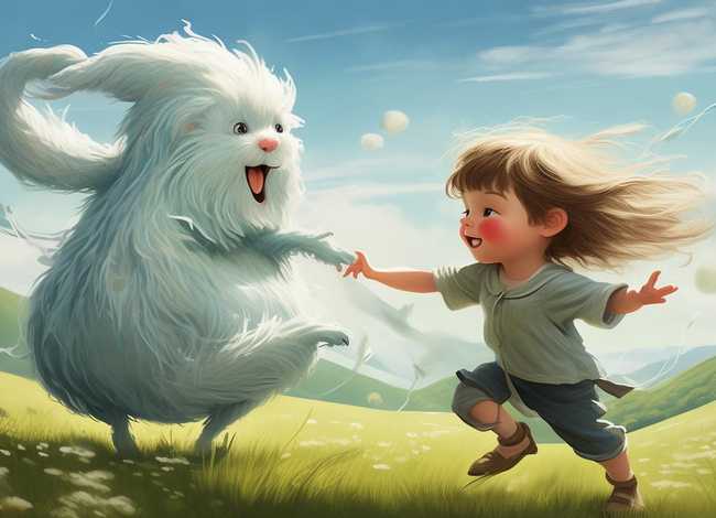 带儿歌的幼儿故事 风娃娃的故事