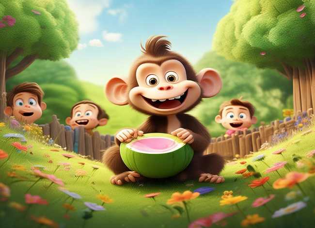 小故事猴吃西瓜的故事；适合面试讲的幼儿故事