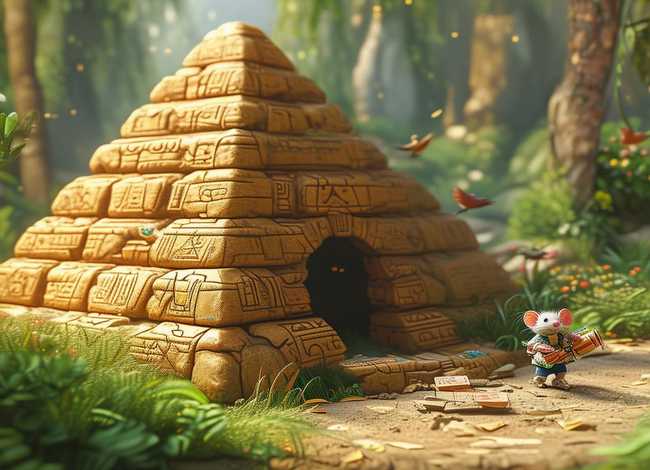 金字塔的绘本故事（绘本《老鼠邮差转一圈》细节分享3）