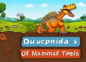 恐龙化石视频儿童版、生物化石类型