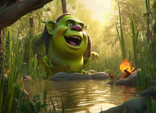 沼泽里的故事绘本 - 《怪物史莱克》简介