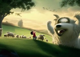 狼来了儿童故事视频（儿童睡前故事—《狼来了》）