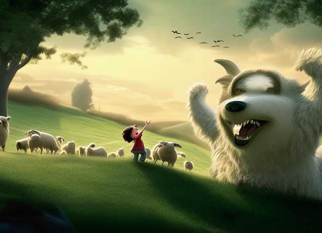 狼来了儿童故事视频（儿童睡前故事—《狼来了》）