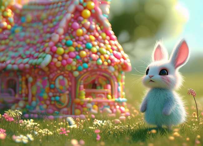糖果屋童话故事儿童版 小白兔有一间糖果屋原文内容