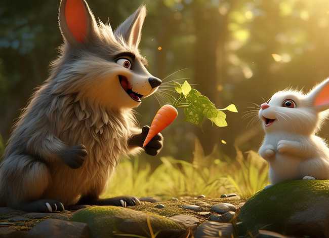 狼和兔子的故事（关于小白兔的系列笑话）