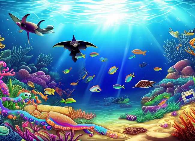 海洋动物海底世界故事（海洋动物惹人爱主要内容）