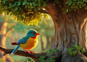 鸟树幼儿故事 童话关于小鸟和大树的故事