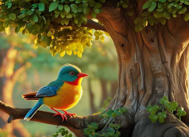 鸟树幼儿故事 童话关于小鸟和大树的故事