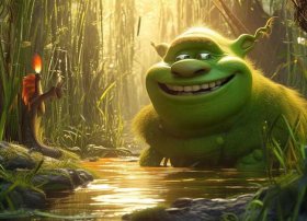 沼泽里的故事绘本 - 《怪物史莱克》简介