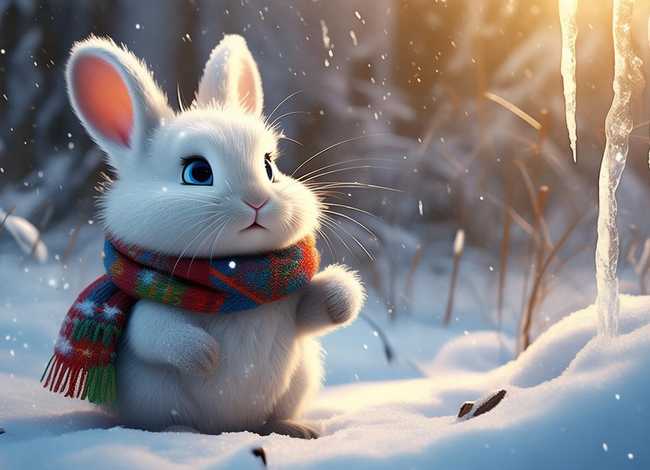 关于冷的小故事 - 幼儿故事不怕冷的小免子 关于冷的小故事 - 幼儿故事不怕冷的小免子