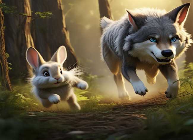 狼和兔子故事视频；狼和小兔的故事300字