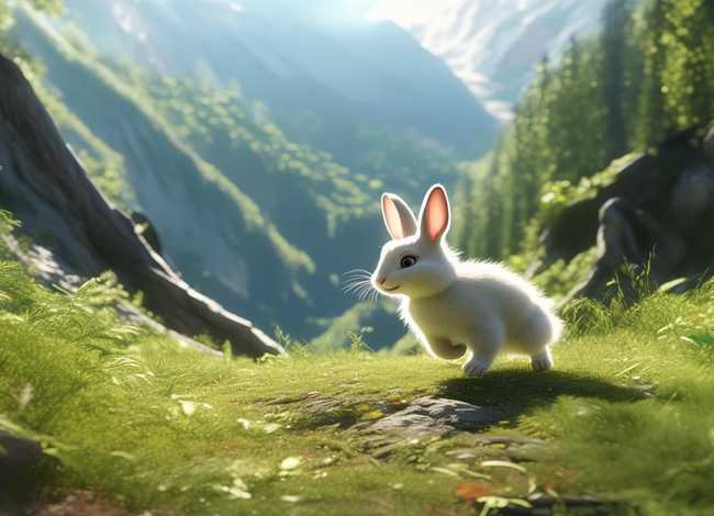 大山里的回声小故事 - 小兔子淘淘很淘气,没人和它玩,它跑到山里,碰到了回声的故事, 大山里的回声小故事 - 小兔子淘淘很淘气,没人和它玩,它跑到山里,碰到了回声的故事,