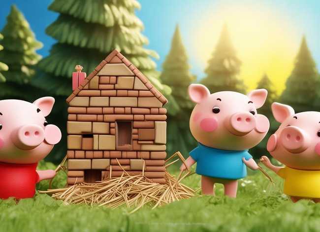 三只小猪盖房子的故事儿童(三只小猪的故事盖房子) 三只小猪盖房子的故事儿童(三只小猪的故事盖房子)