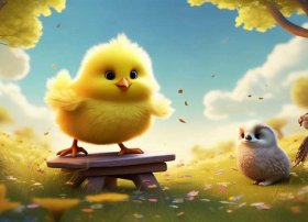 儿童故事小鸡的故事，小鸡学本领的童话故事