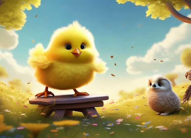 儿童故事小鸡的故事，小鸡学本领的童话故事