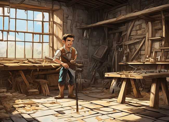 鲁班造锯的故事绘本（大班教案）