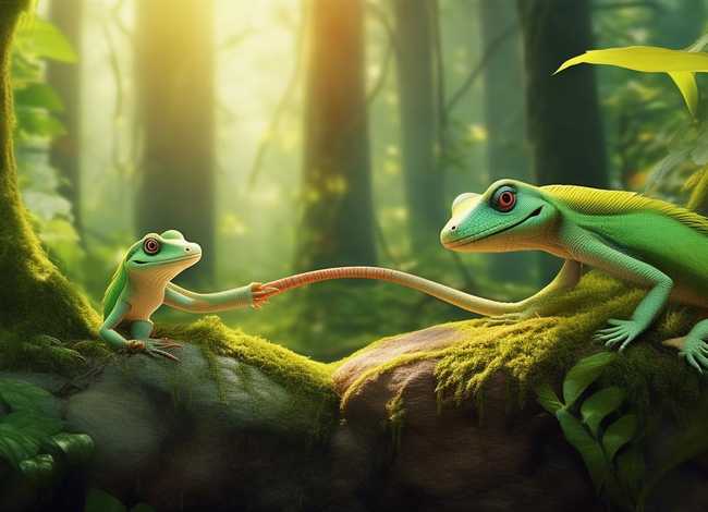 小壁虎借尾巴故事幼儿（儿童故事 小壁虎借尾巴）