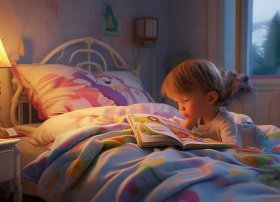 儿童故事大全睡前图片（睡前温馨儿童故事）