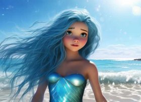 7到10岁儿童故事海的女儿、《海的女儿》故事梗概30字左右