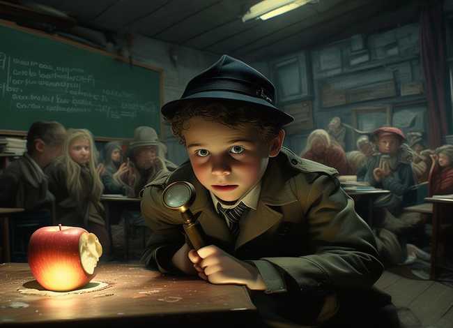 侦探故事小学生（给我几个短小侦探故事）