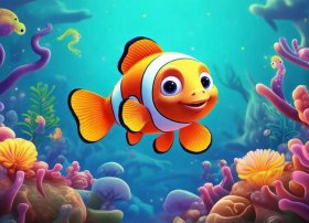 小丑鱼儿童睡前故事；睡前故事-我是一条鱼