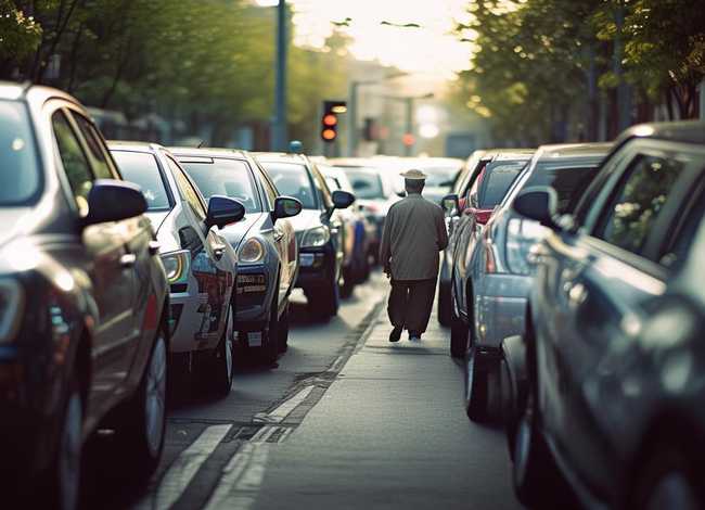 斑马线小故事，私家车绿灯前排队让行过马路老人,暖心的小故事你知道吗