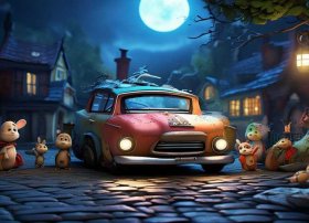 听小汽车的故事（宝宝睡前故事一辆不听话的小汽车）