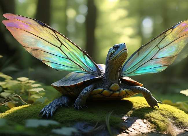 翅膀童话、童话-长翅膀的乌龟作文400字