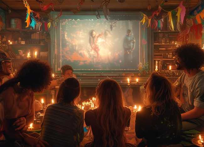 快乐晚会故事视频 - 原创小故事《》