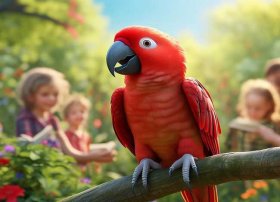 鹦鹉幼儿故事；一只鹦鹉的笑话故事