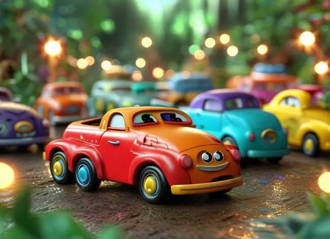 宝宝小汽车故事、少儿睡前故事-彩色的小汽车 宝宝小汽车故事、少儿睡前故事-彩色的小汽车