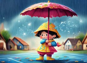 关于打雷下雨的儿童故事 简短小故事小雨伞的故事