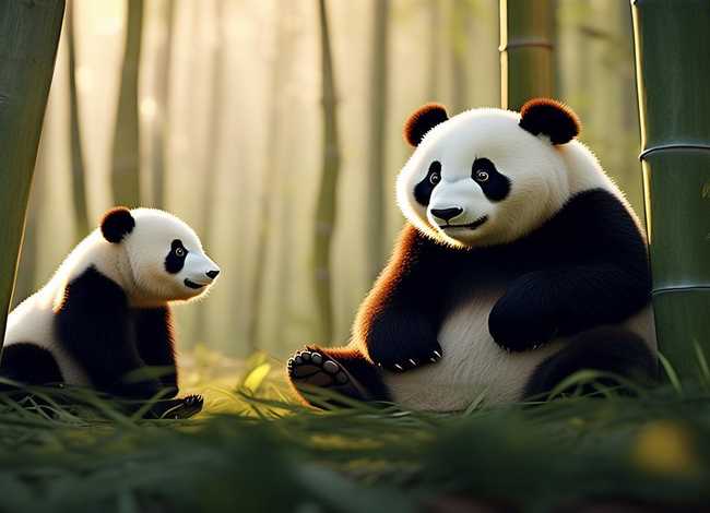 熊猫的故事简短、一年级文字故事