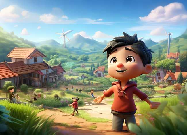 儿童故事关于乡村振兴，小飞和星光村的故事抖音