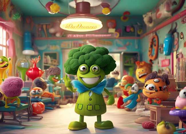 幼儿绘本故事《理发店》；绘本分享022-敢于创新、打破常规思维绘本《西兰花先生的理发店》