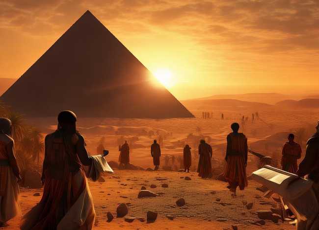 金字塔故事简短；关于金字塔的故事