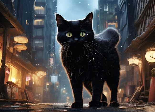 野猫的城市故事配图、幼儿园大班说课稿-《野猫的城市》