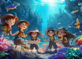 儿童漫画作品7-10岁故事；小神龙探险队科普系列漫画-海底世界大探险图书信息