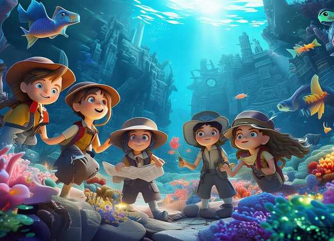 儿童漫画作品7-10岁故事;小神龙探险队科普系列漫画-海底世界大探险图书信息 儿童漫画作品7-10岁故事;小神龙探险队科普系列漫画-海底世界大探险图书信息