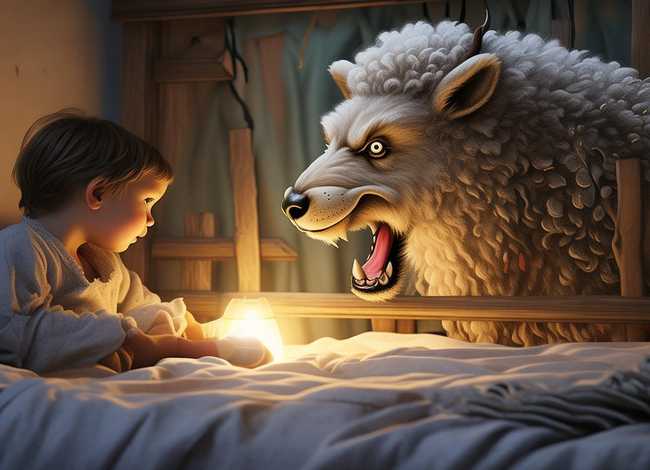 幼儿童话故事视频 - 睡前故事 大灰狼和小绵羊的故事 儿童故事 童话故事 格林童话