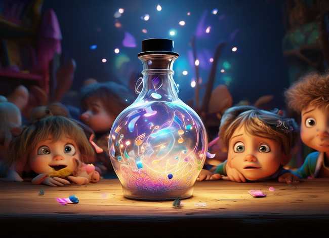 瓶子的故事绘本；金奖儿童文学绘本-瓶子里的音符内容简介